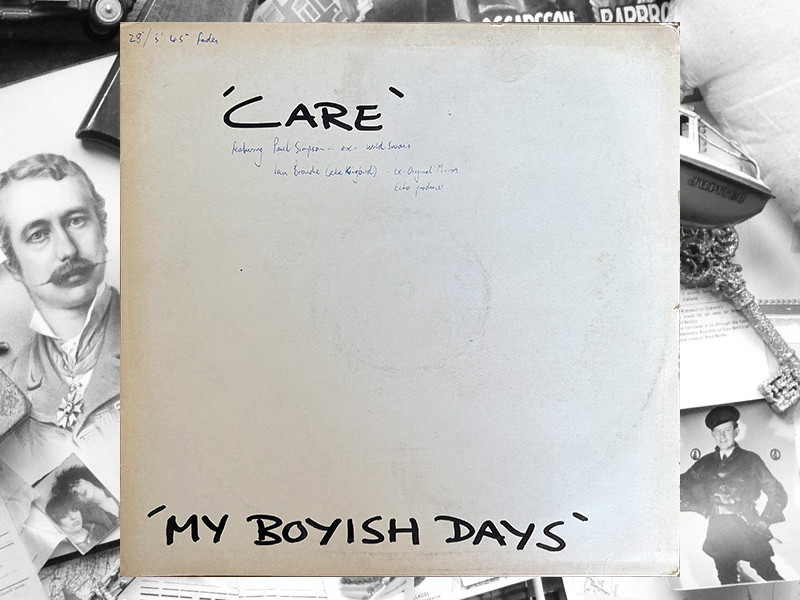 My Boyish Days 12" W/L Promo
